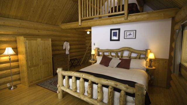 Die Grizzly Cabin der Tweedsmuir-Park-Lodge