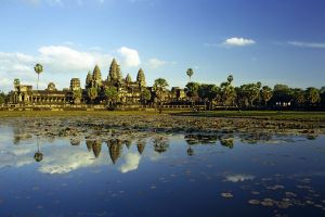 Blick auf den Haupttempel Angkor Wat