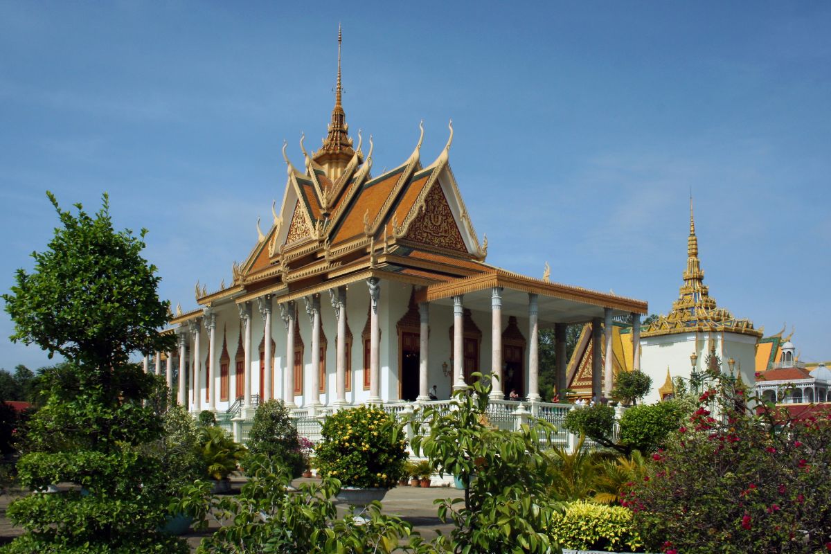 Königspalast in der Hauptstadt Phnom Penh