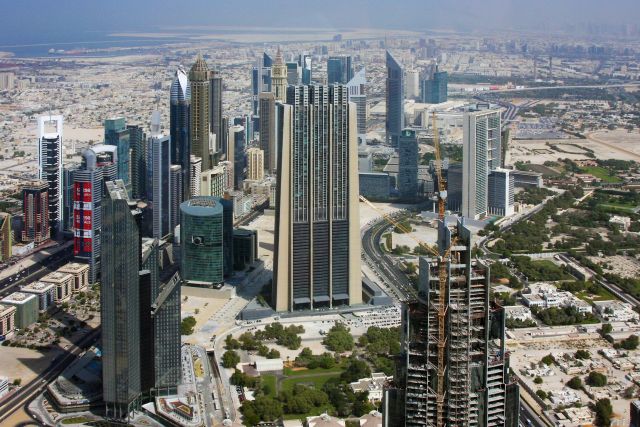 Blick vom Burj al Khalifa