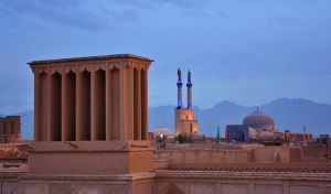 Blick über Yazd