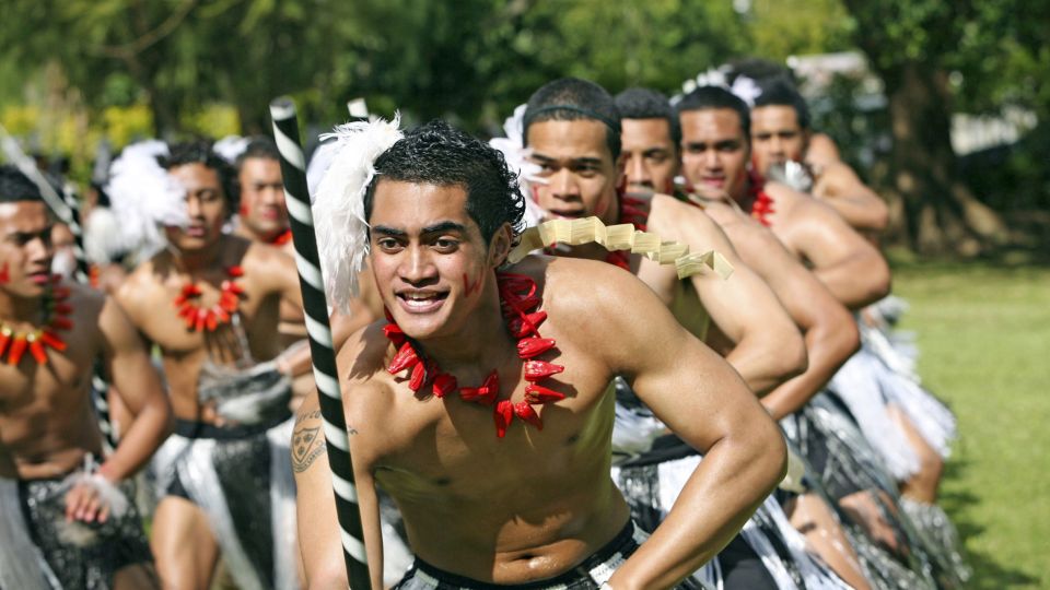 Tonganer beim Tanz