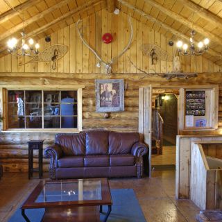 Lounge in der Lazy Bear Lodge