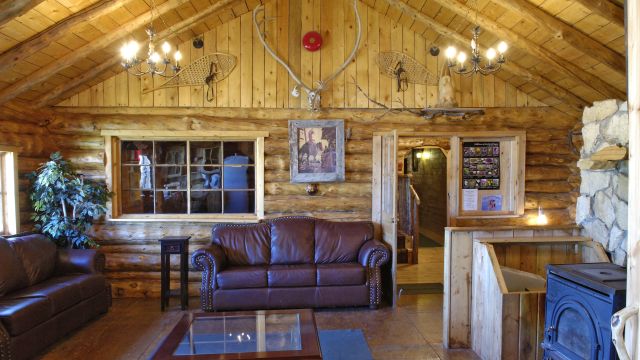 Lounge in der Lazy Bear Lodge