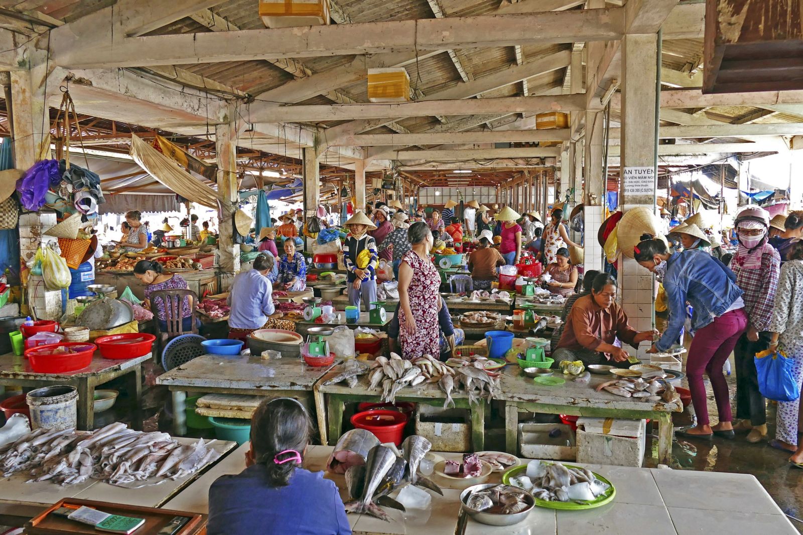 Markthalle in Vietnam