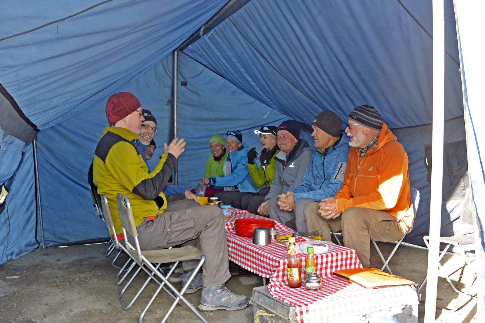 Markha Valley Trek, Camp Nimaling, Esszelt