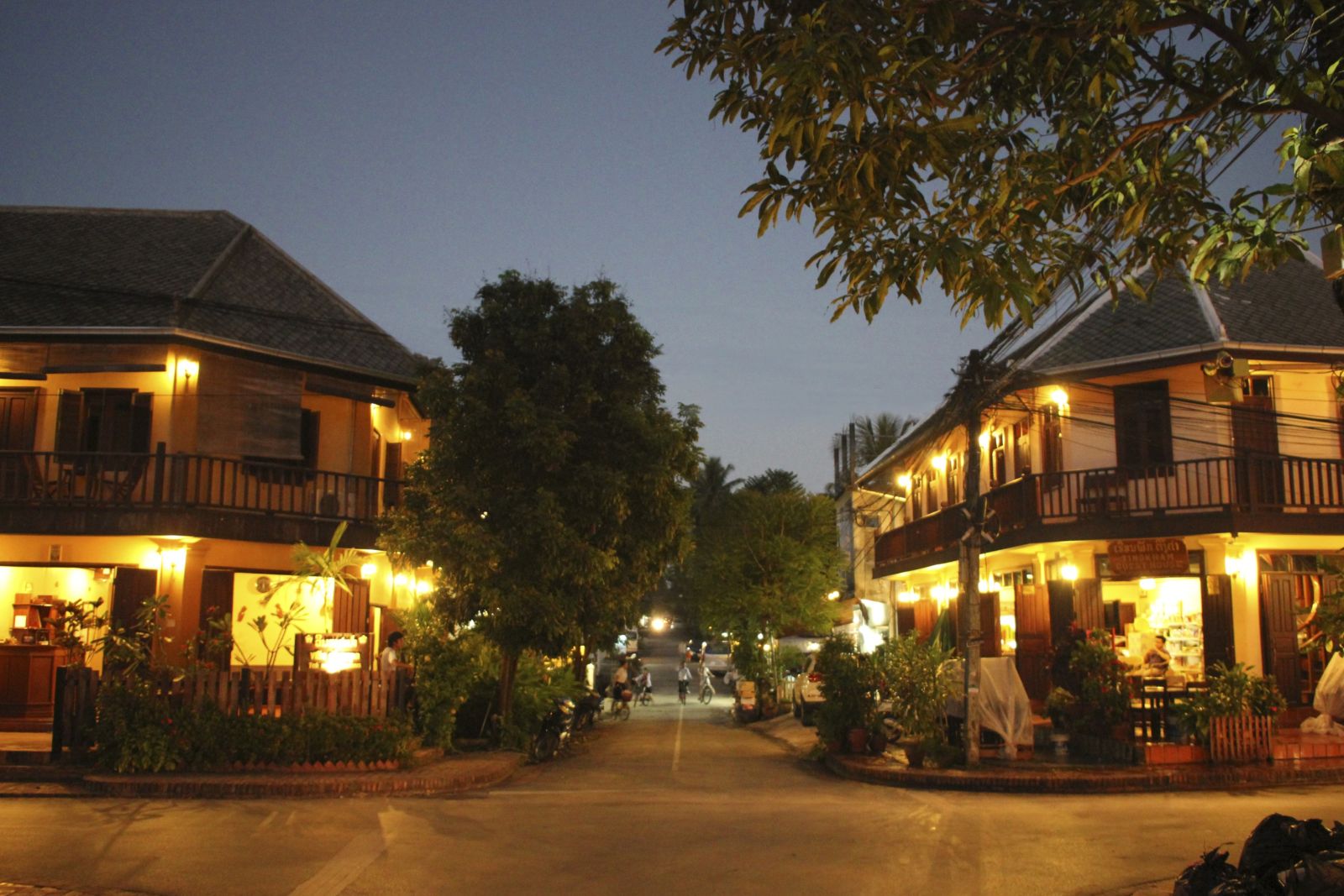 In den Gassen der kolonialen Altstadt Luang Prabangs
