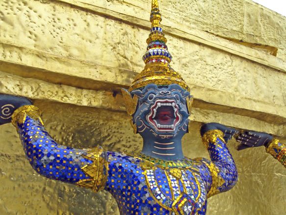 Tempelwächter in Bangkok