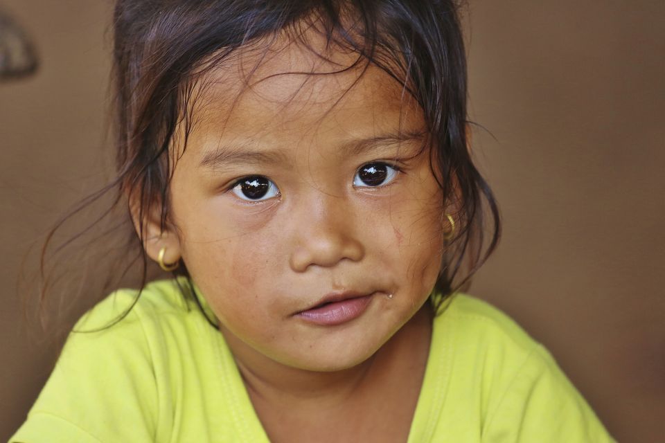 Kinderportrait in Kambodscha