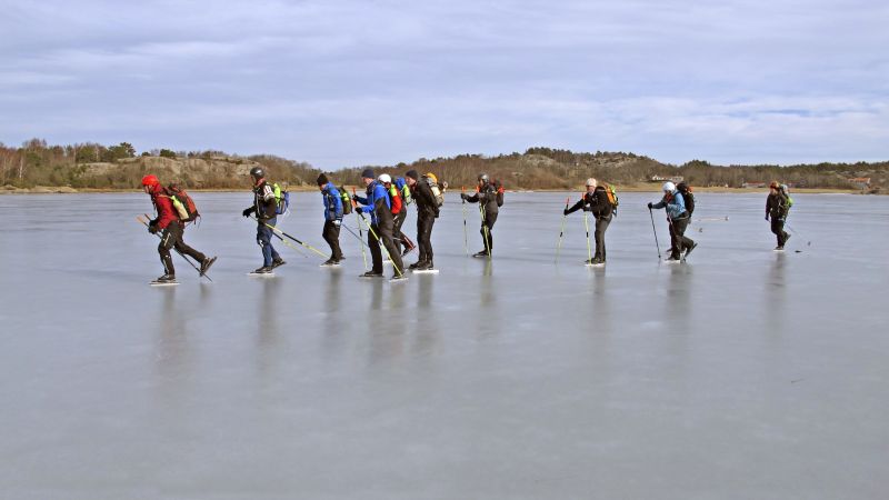 Unsere Gruppe auf dem Eis