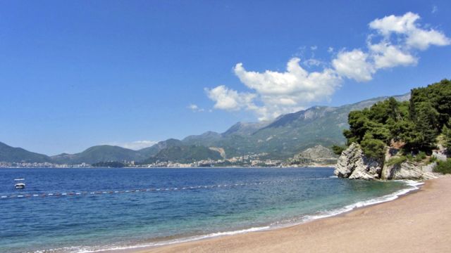Strand in Montenegro