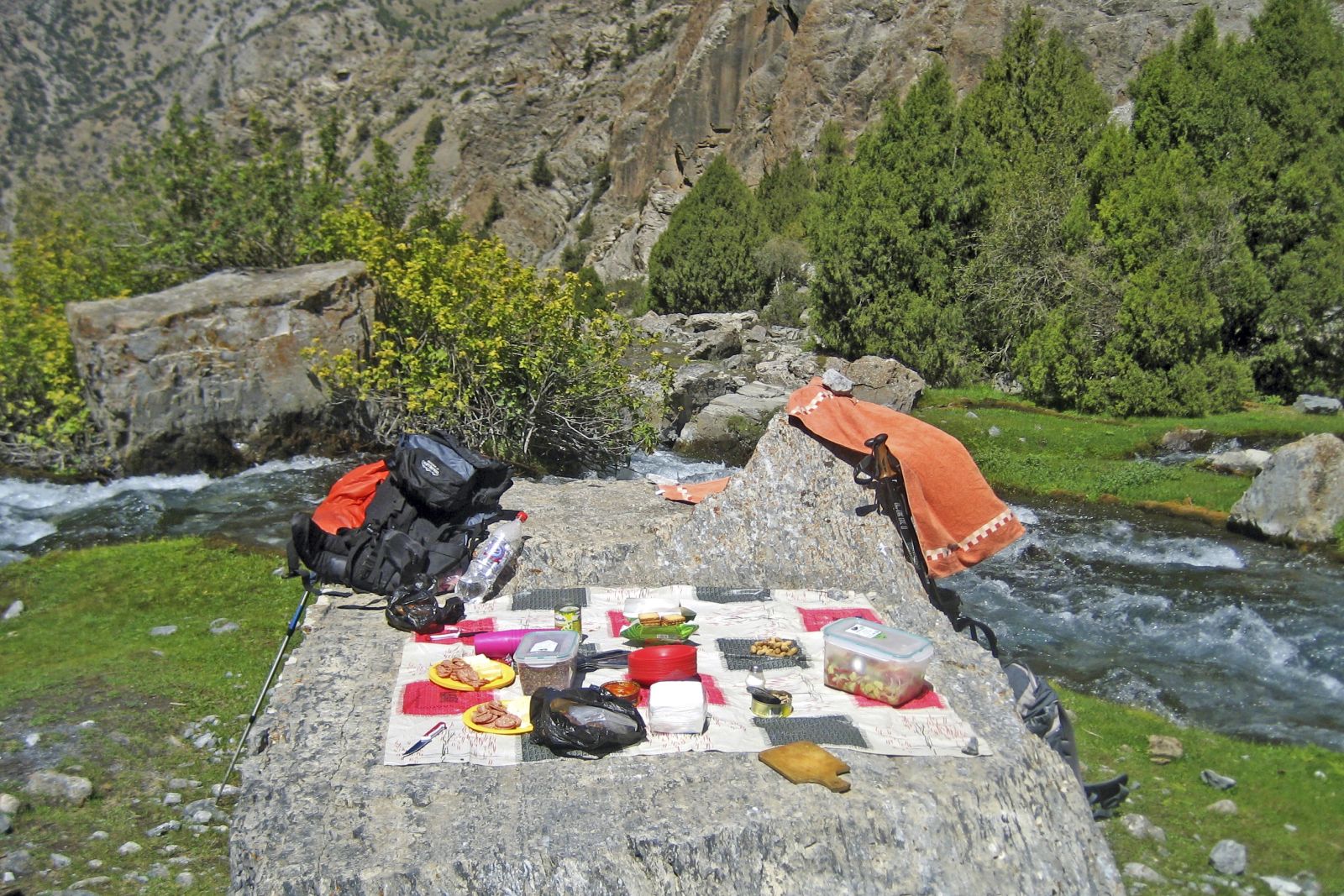 1.Trekkingtag – Picknick in idyllischer Umgebung