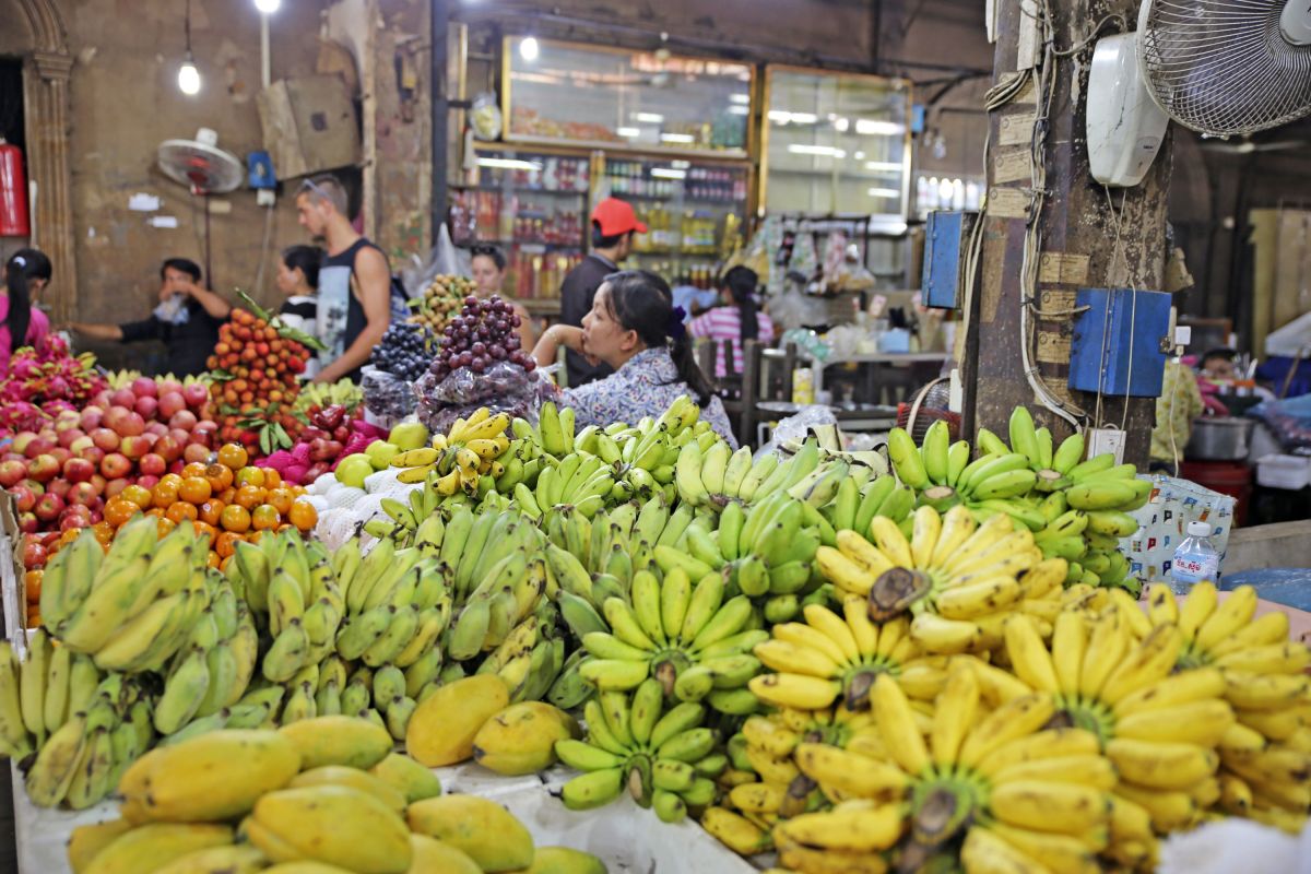 Obstmarkt in Siem Reap