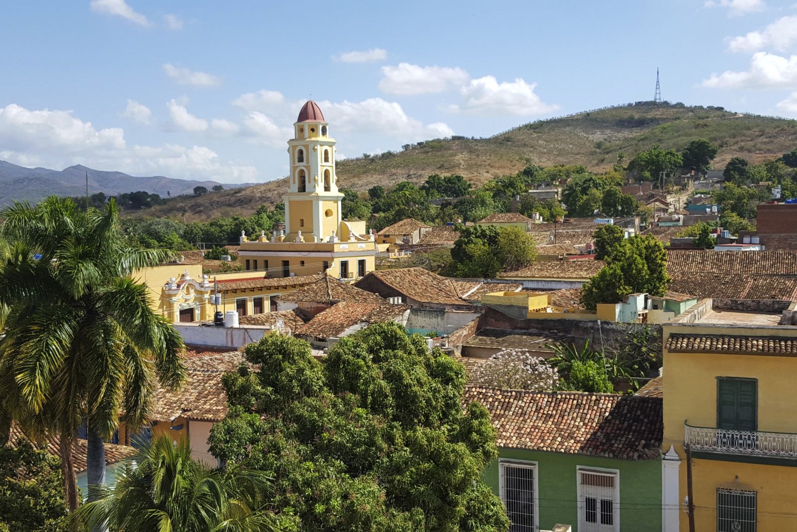 Stadtkulisse Trinidad vom Turm des Mueso Historico Municipal