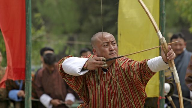Bogenschießen – Nationalsport in Bhutan