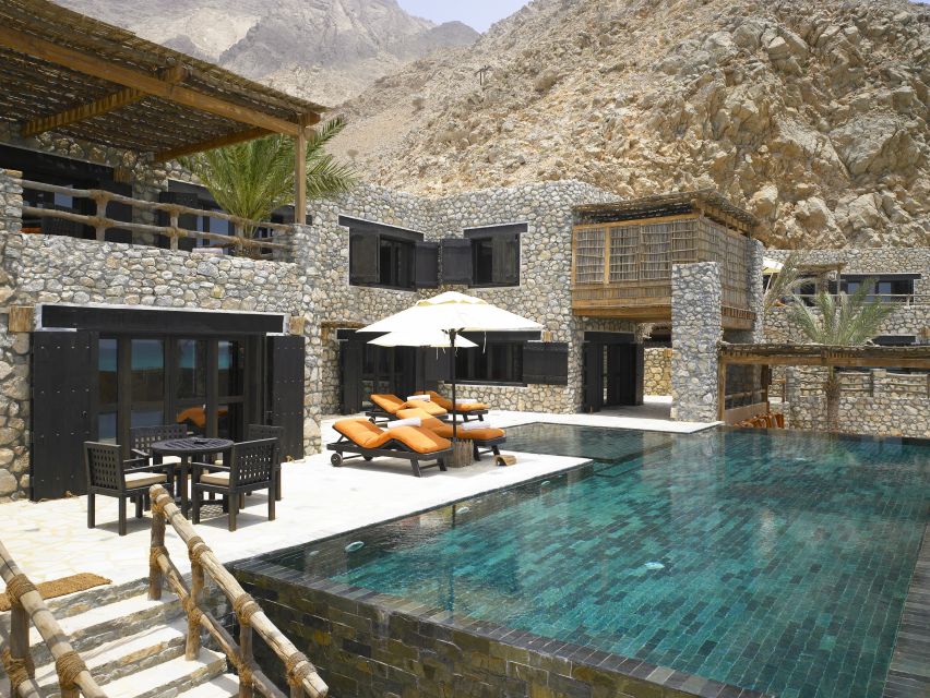Oman, Musandam, Six Senses Zighy Bay Resort, Pool, Villa