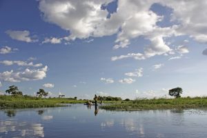 Malerisches Okavango Delta