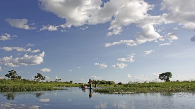 Malerisches Okavango Delta