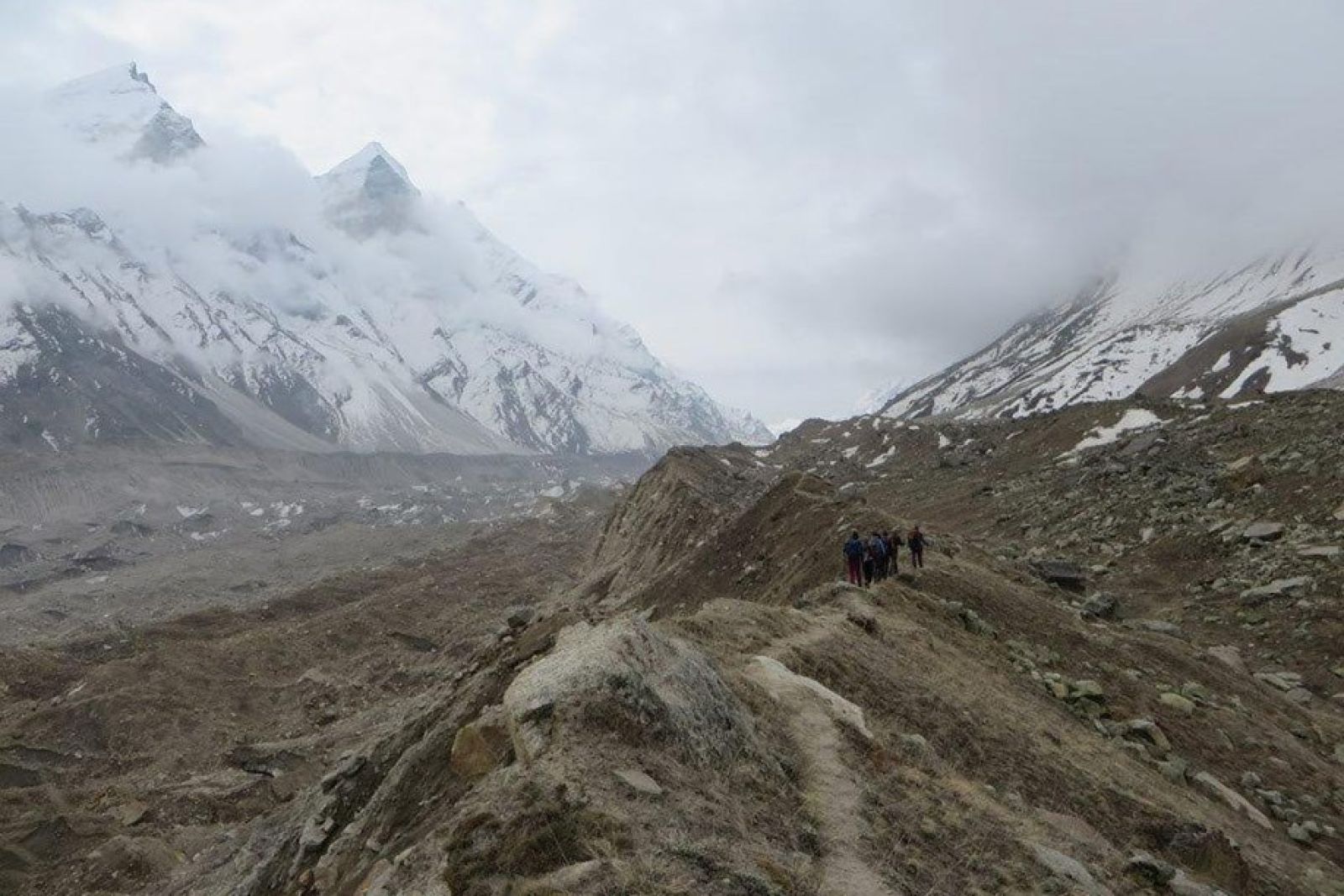 Am Gangotri-Gletscher entlang