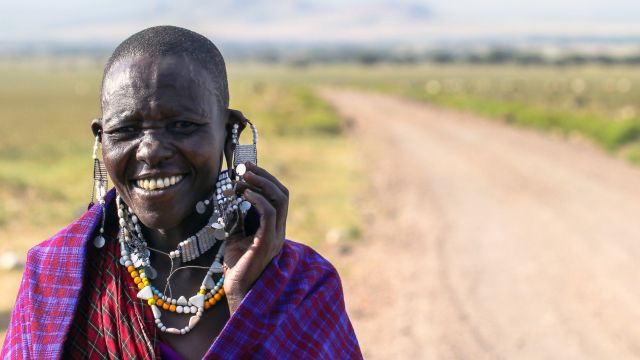 Unterwegs in Kenia begegnet man oft den Massai