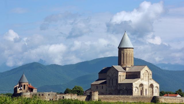 Klosteranlage von Alawerdi in Kachetien