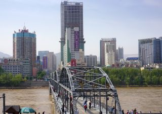 Zhongshan-Brücke in Lanzhou
