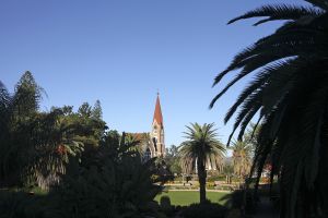 Windhoek - umgeben von Palmen