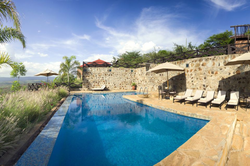 Pool der Bashay Rift Lodge