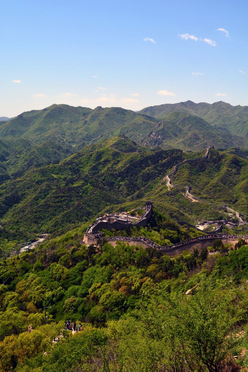Spaziergang auf der Chinesischen Mauer in Badaling
