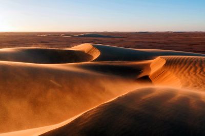 Wüstenlandschaft im Tschad