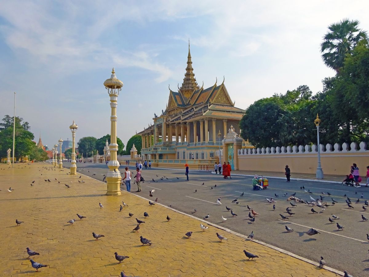 Eingang des Königspalastes in Phnom Penh