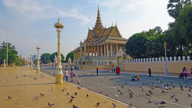 Eingang des Königspalastes in Phnom Penh