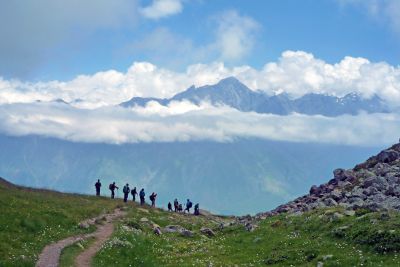 Wandern im wilden Kaukasus.