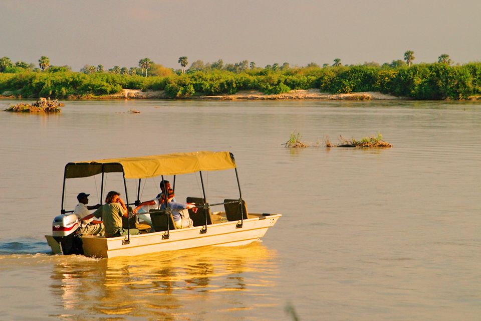 Auf Bootssafari auf dem Rufiji River