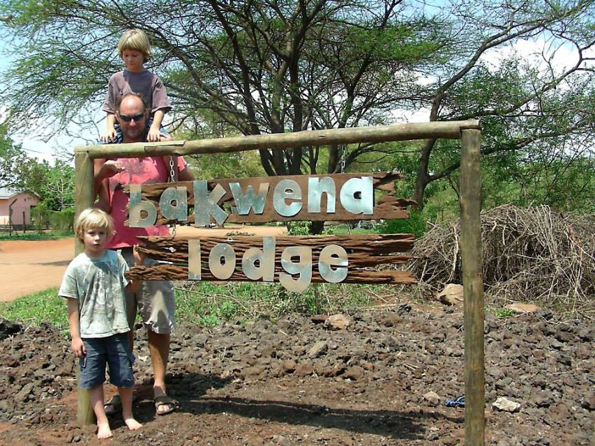 Erkundung auf dem Lodgegelände, Chobe Bakwena Lodge
