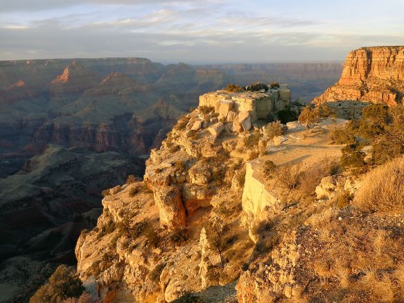Der Grand Canyon im winterlichen Morgenlicht