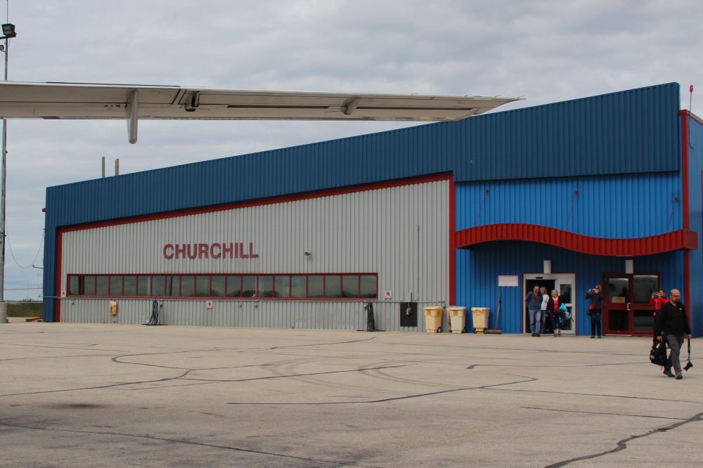 Der Flughafen in Churchill, Manitoba