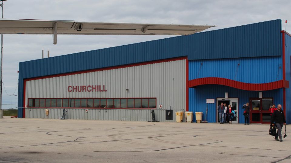 Der Flughafen in Churchill, Manitoba