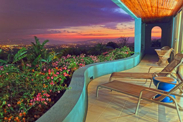 Ausblick Sonnenuntergang Xandari Resort & Spa