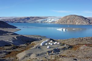 Gletschercamp mit Ausblick