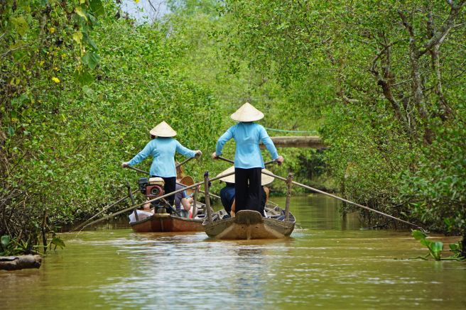 Unterwegs im Mekongdelta