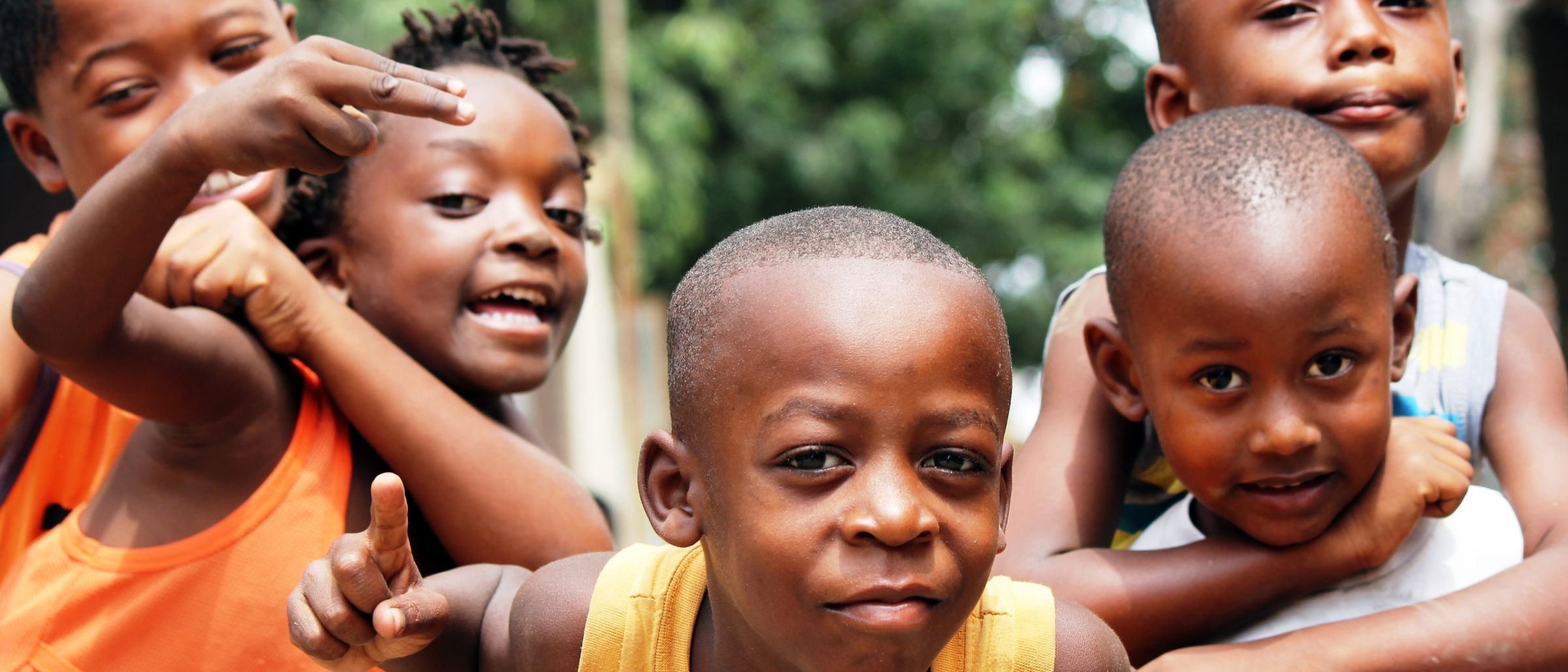 Kinder in Mafalala, Maputo
