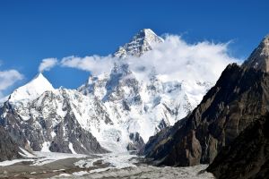 Blick hinüber zum majestätischen K2.