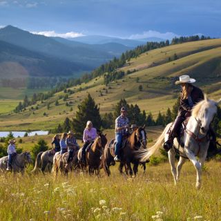 Ausritt durch die wunderschöne Landschaft Montanas