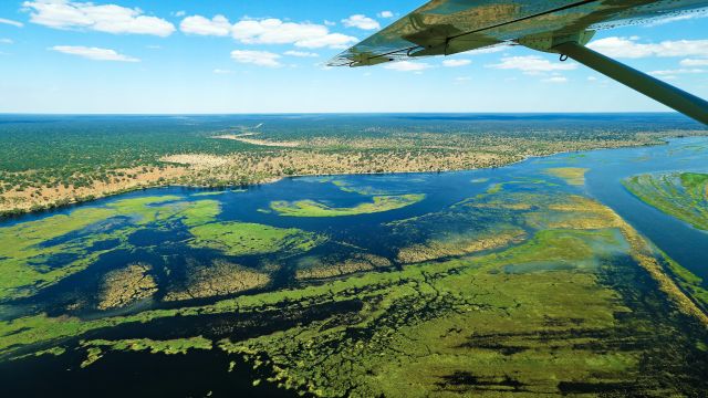 Fly In im Okavango-Delta