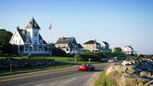 Küstenstraße in New Hampshire
