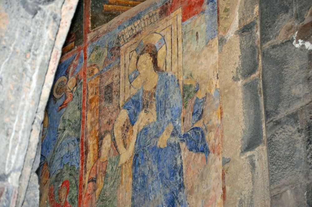 Fresken im Kloster Akhtala