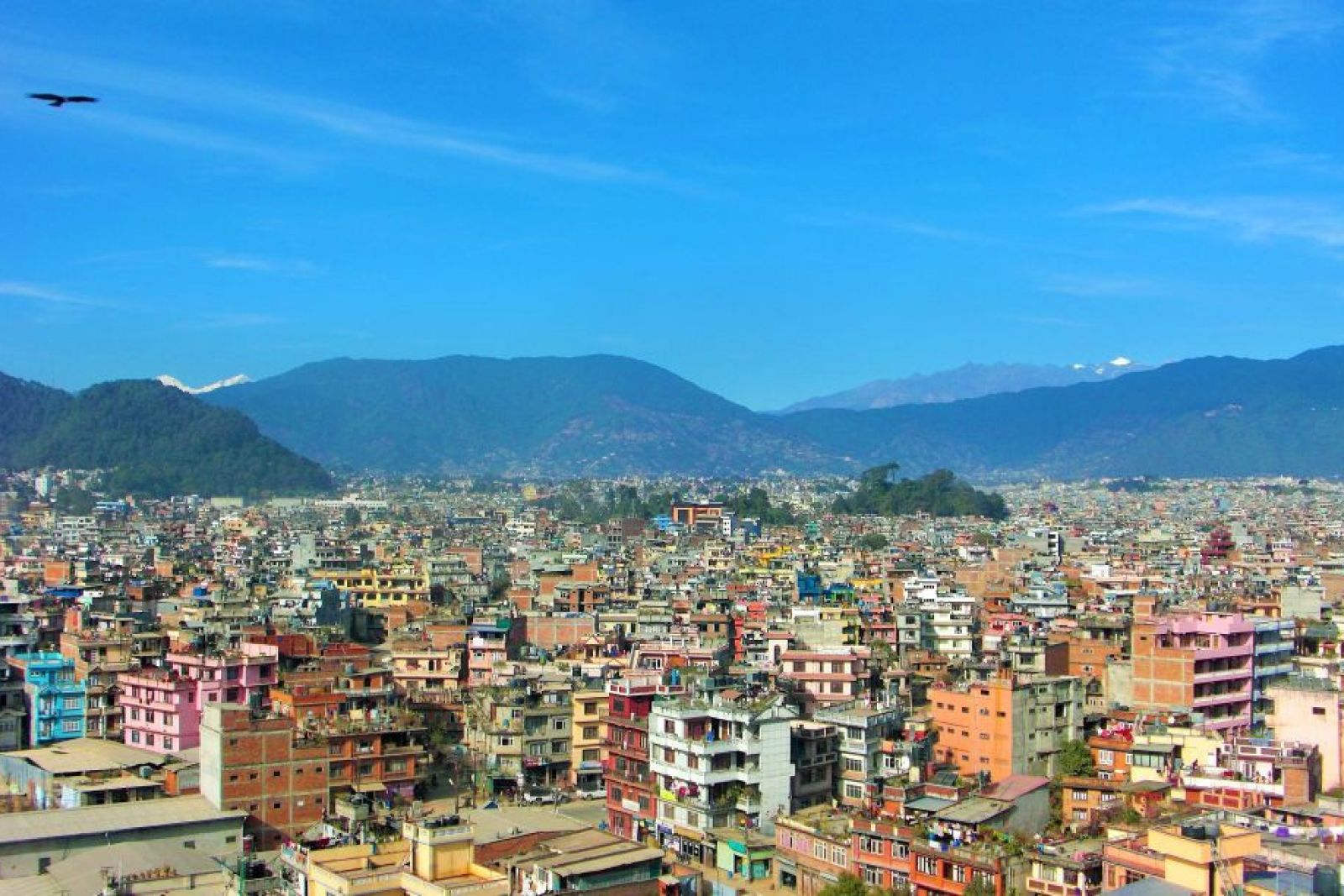 Kathmandu: Aussicht vom Kathmandu View Hotel