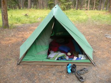 Campingplatz in Banff: Das traute Heim für die nächsten zwei Wochen