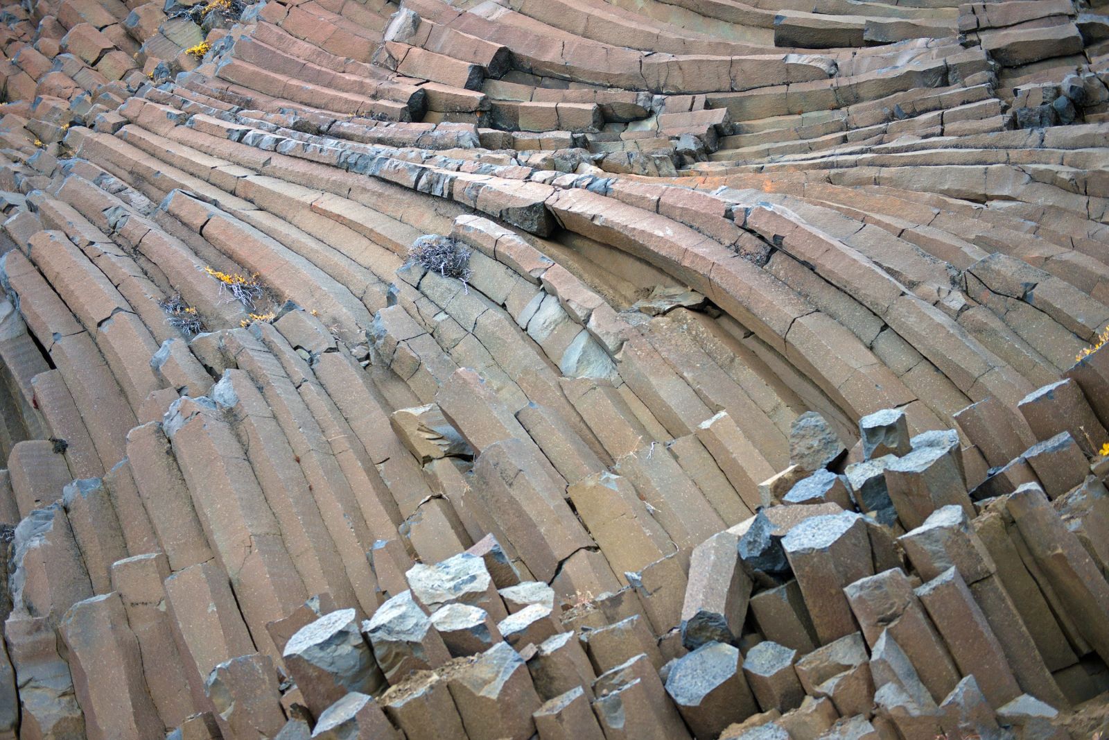 Basaltformationen im Scoresby-Sund